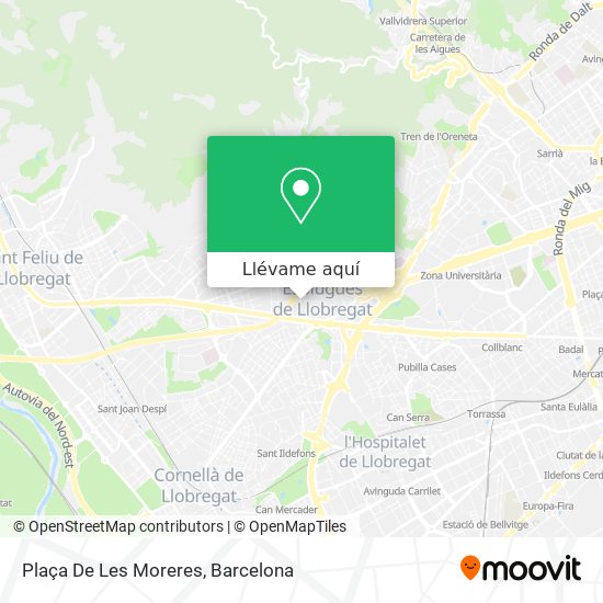 Mapa Plaça De Les Moreres