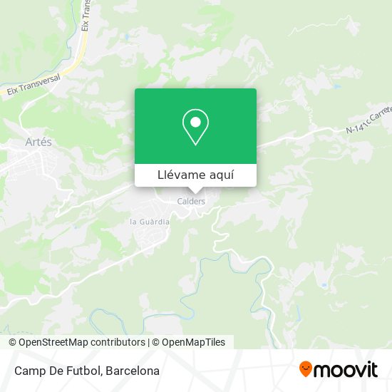 Mapa Camp De Futbol