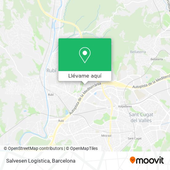 Mapa Salvesen Logística