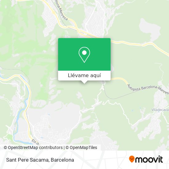 Mapa Sant Pere Sacama
