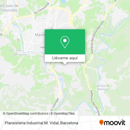Mapa Planxisteria Industrial M. Vidal