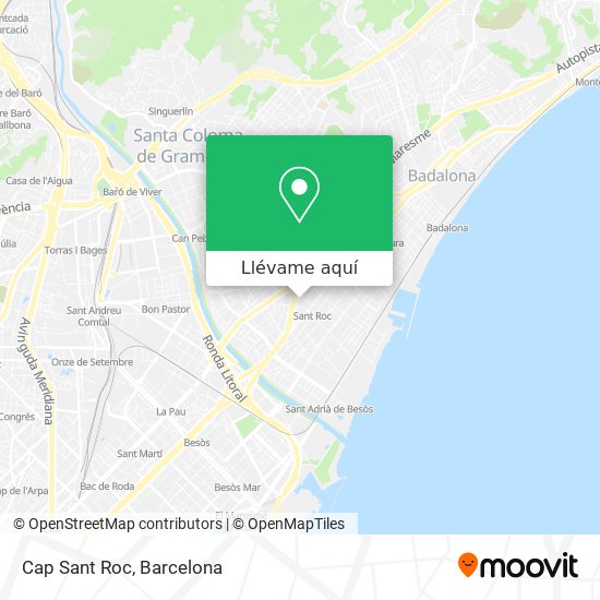 Mapa Cap Sant Roc