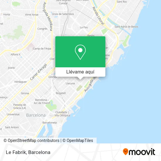 Mapa Le Fabrik