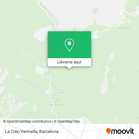 Mapa La Creu Vermella