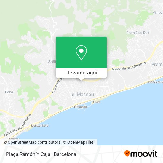 Mapa Plaça Ramón Y Cajal