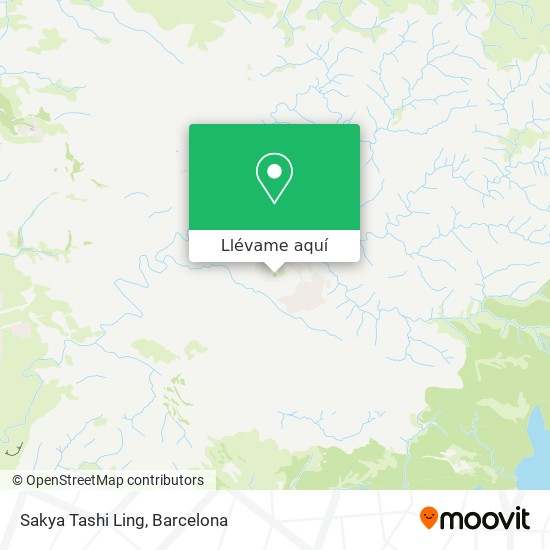 Mapa Sakya Tashi Ling
