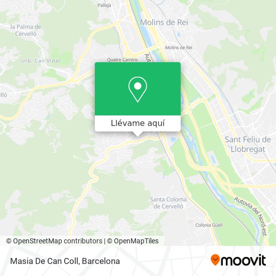 Mapa Masia De Can Coll