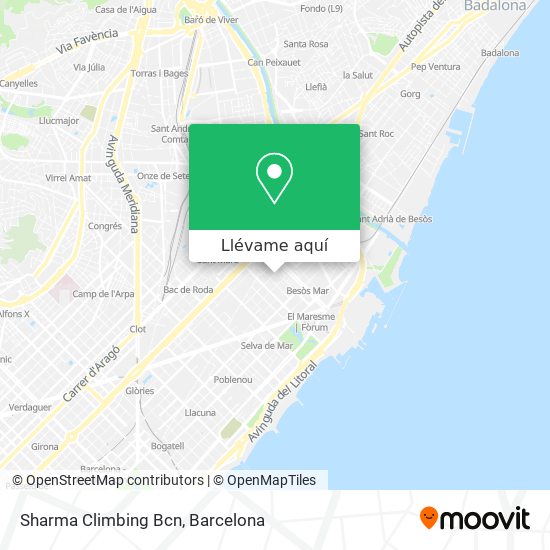 Mapa Sharma Climbing Bcn