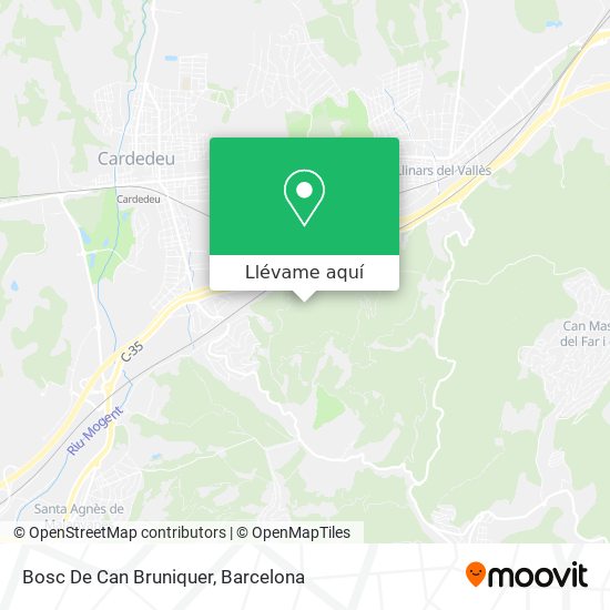 Mapa Bosc De Can Bruniquer