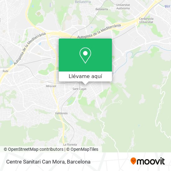 Mapa Centre Sanitari Can Mora