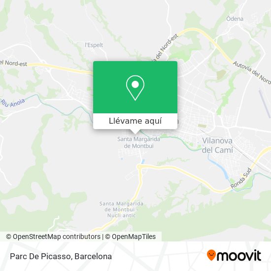 Mapa Parc De Picasso