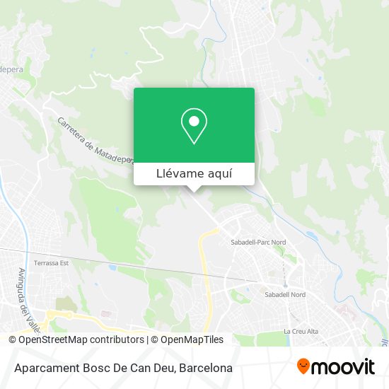 Mapa Aparcament Bosc De Can Deu