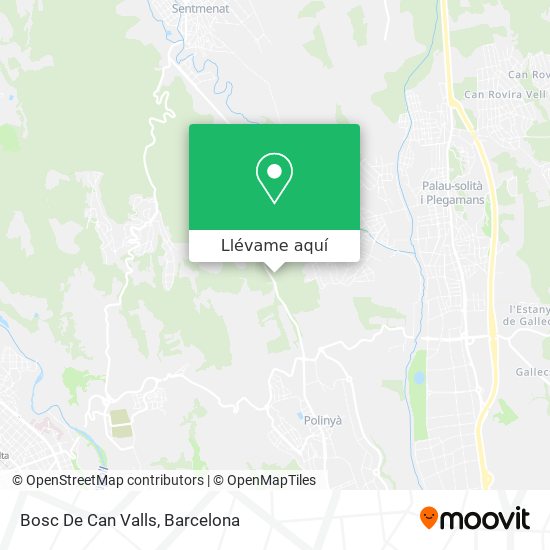 Mapa Bosc De Can Valls