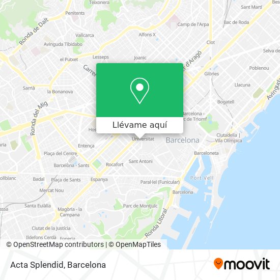 Mapa Acta Splendid