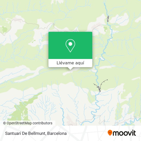 Mapa Santuari De Bellmunt