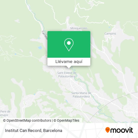 Mapa Institut Can Record