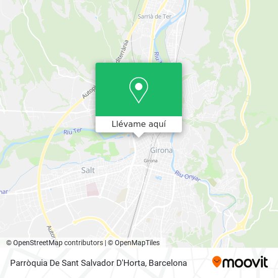 Mapa Parròquia De Sant Salvador D'Horta