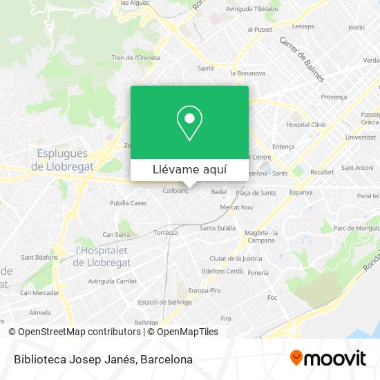 Mapa Biblioteca Josep Janés