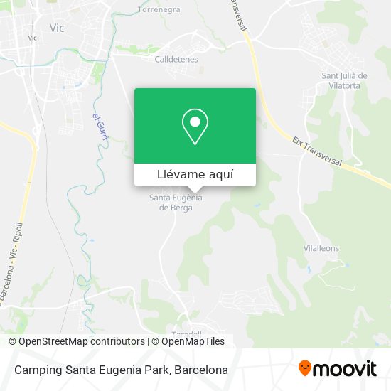 Mapa Camping Santa Eugenia Park