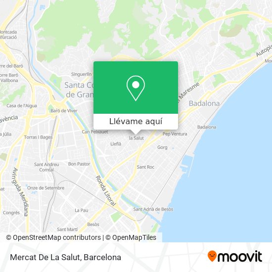 Mapa Mercat De La Salut