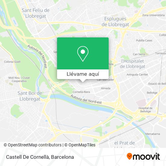 Mapa Castell De Cornellà