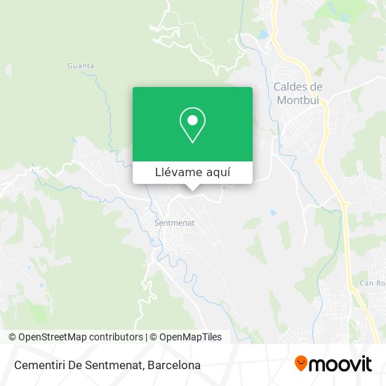 Mapa Cementiri De Sentmenat