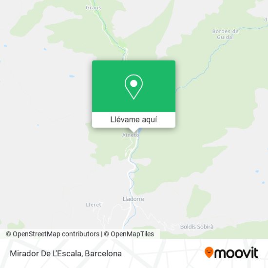 Mapa Mirador De L'Escala