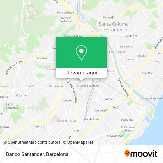 Mapa Banco Santander