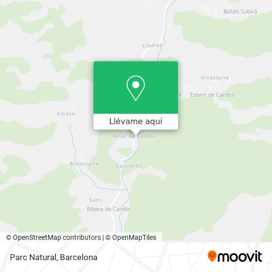 Mapa Parc Natural