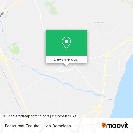 Mapa Restaurant Esquirol Llivia