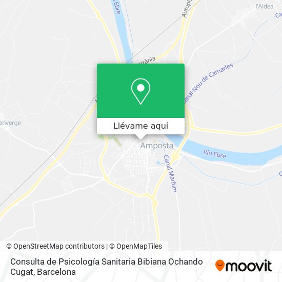 Mapa Consulta de Psicología Sanitaria Bibiana Ochando Cugat