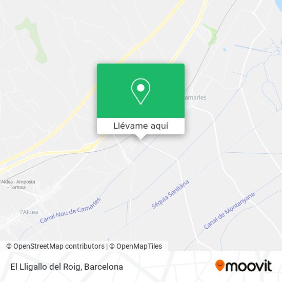 Mapa El Lligallo del Roig