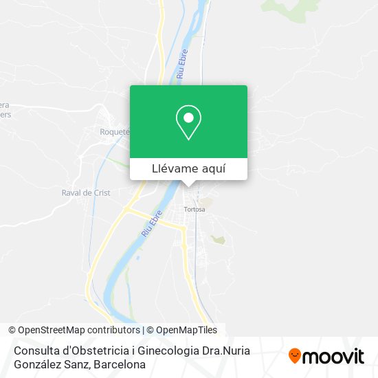 Mapa Consulta d'Obstetricia i Ginecologia Dra.Nuria González Sanz