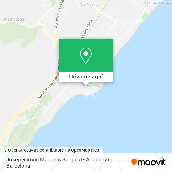 Mapa Josep Ramón Marquès Bargalló - Arquitecte