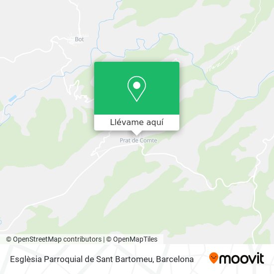 Mapa Esglèsia Parroquial de Sant Bartomeu
