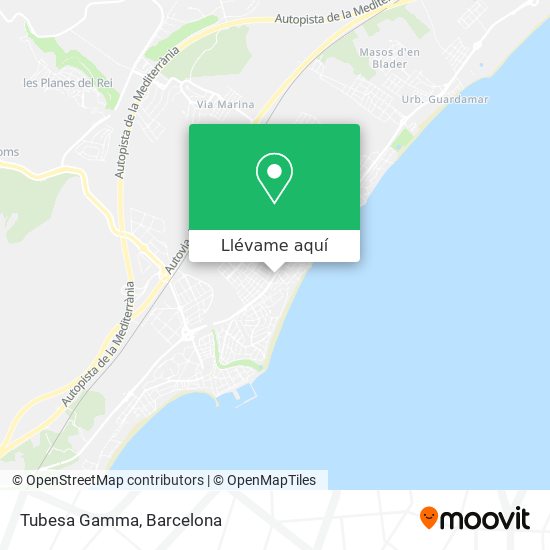 Mapa Tubesa Gamma