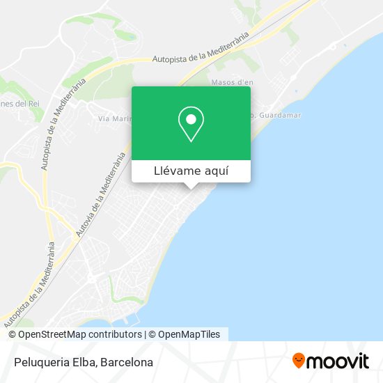 Mapa Peluqueria Elba