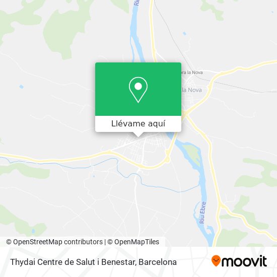 Mapa Thydai Centre de Salut i Benestar