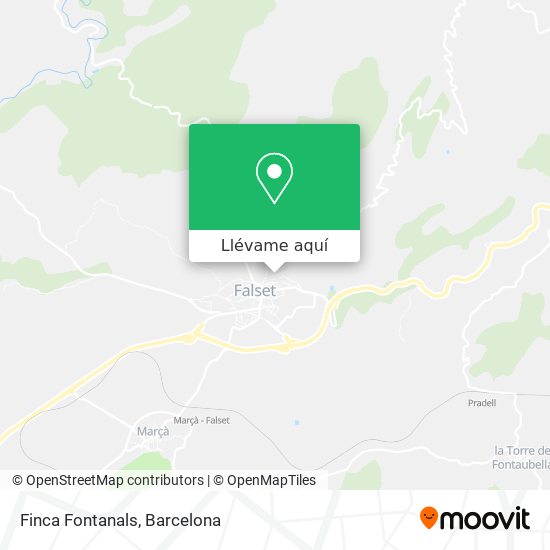 Mapa Finca Fontanals