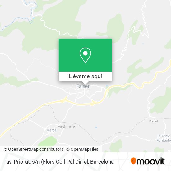Mapa av. Priorat, s / n