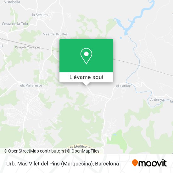 Mapa Urb. Mas Vilet del Pins (Marquesina)