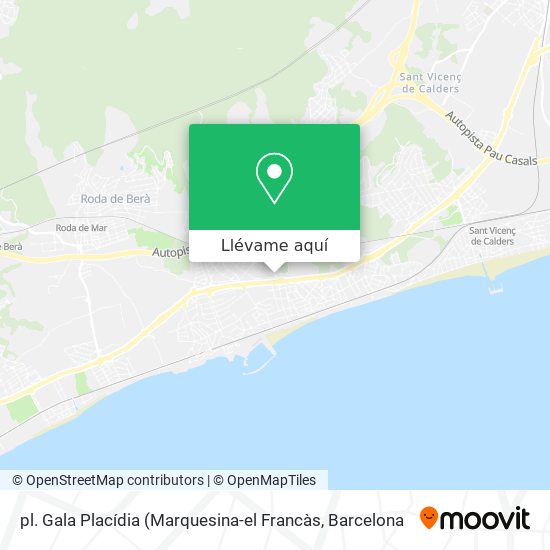 Mapa pl. Gala Placídia