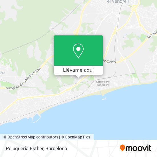 Mapa Peluqueria Esther