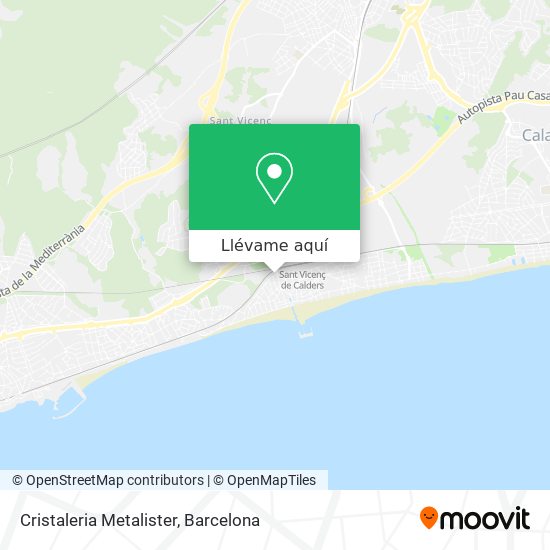 Mapa Cristaleria Metalister