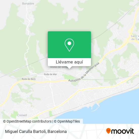 Mapa Miguel Carulla Bartoli