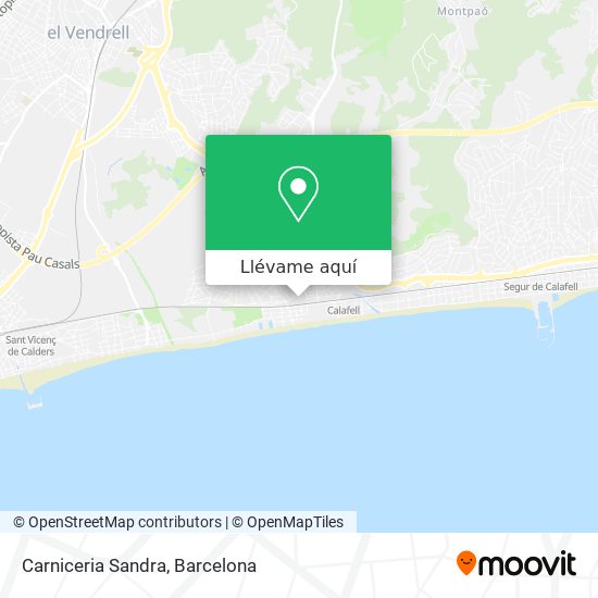 Mapa Carniceria Sandra