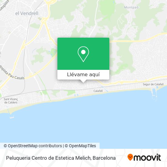Mapa Peluqueria Centro de Estetica Melich