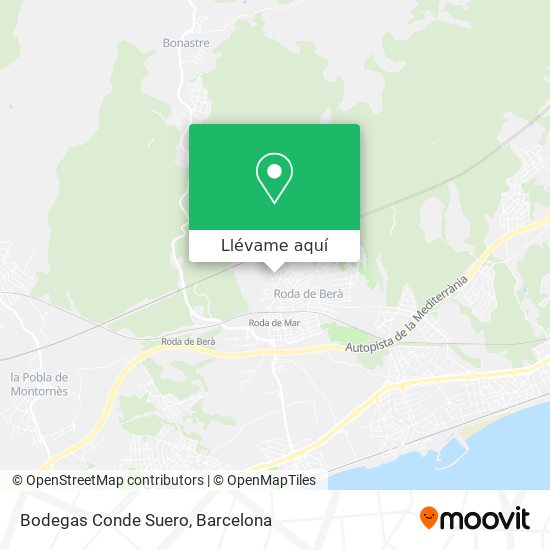 Mapa Bodegas Conde Suero