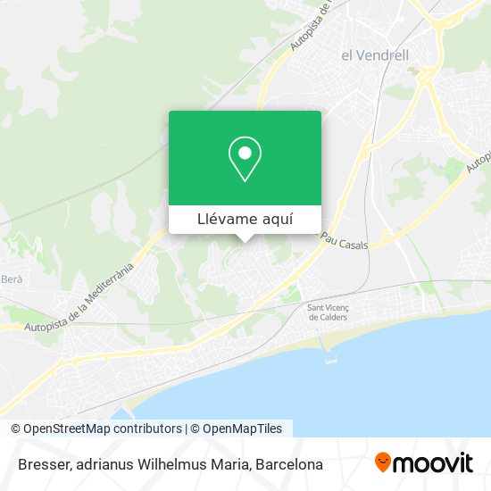 Mapa Bresser, adrianus Wilhelmus Maria