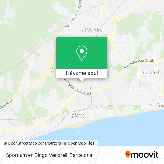Mapa Sportium en Bingo Vendrell